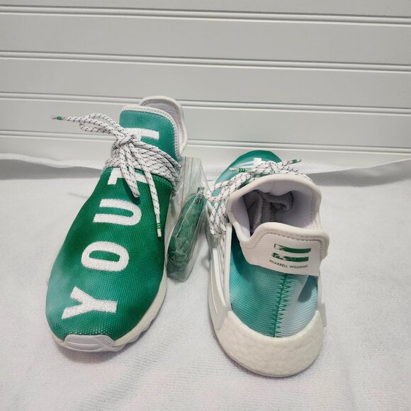 Adidas Pharrell NMD HU Holi “Youth” Green F99760 – Deadstock w/ Box - Picture 3 of 7